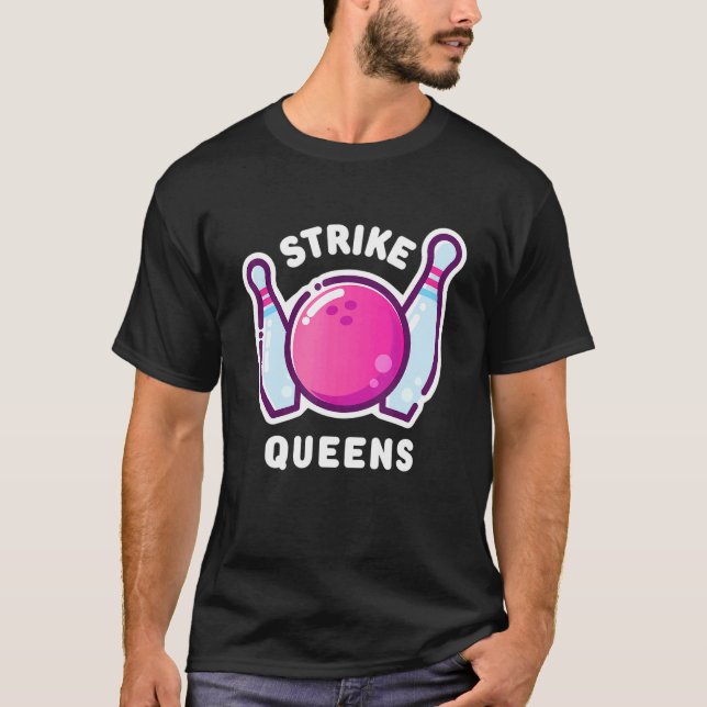 T-shirt Ligue de Bowling (Devant)