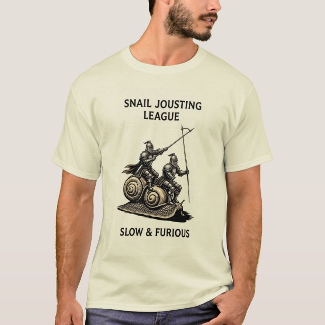 T-SHIRT LIGUE DE JUSTE ESCARGOTS (Devant)