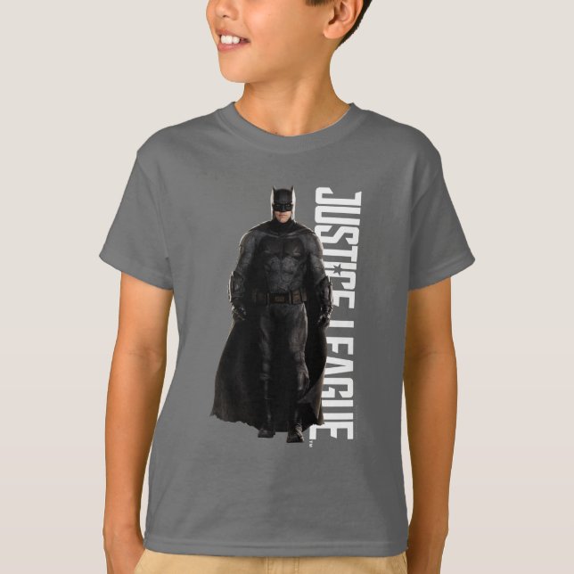 T-shirt Ligue de Justice | Batman Sur Le Champ De Bataille (Devant)