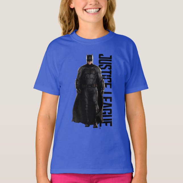 T-shirt Ligue de Justice | Batman Sur Le Champ De Bataille (Devant)