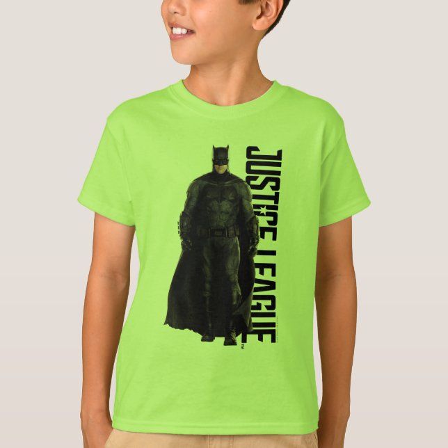 T-shirt Ligue de Justice | Batman Sur Le Champ De Bataille (Devant)