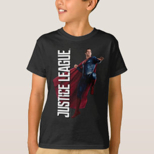 T-shirt Ligue de Justice Superman Sur Le Champ De Batail