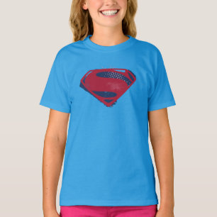 T-shirt Ligue de Justice Symbole Superman brosse et demi