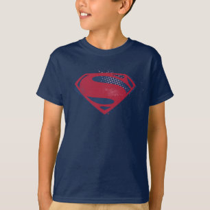T-shirt Ligue de Justice Symbole Superman brosse et demi