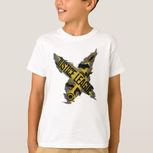 T-shirt Ligue de Justice Symboles de la Ligue et de l'éq