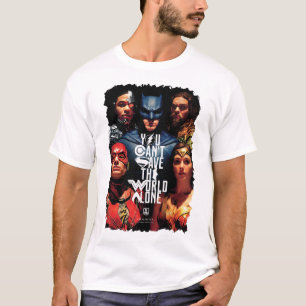 T-shirt Ligue de Justice Vous ne pouvez pas sauver le mo