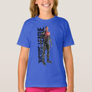 T-shirt Ligue de la justice  Cyborg On Battlefield