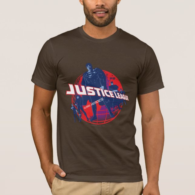 T-shirt Ligue de la justice et du monde (Devant)