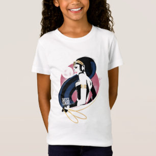 T-Shirt Ligue de la justice  Profil de la femme Wonder Pop