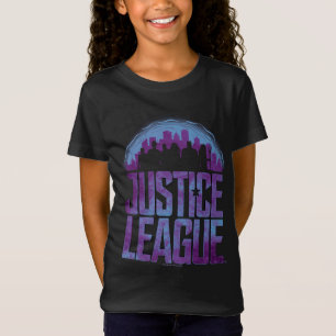 T-Shirt Ligue de la justice  Silhouette de la Ligue de la 