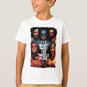 T-shirt Ligue de la justice Vous ne pouvez pas sauver le