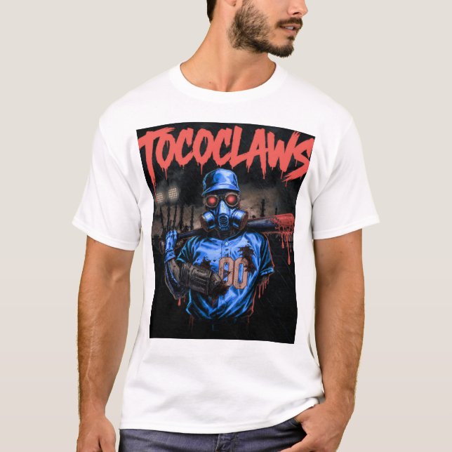T-shirt Ligue de slime TOCOCLAWS : Bas Violet et Million V (Devant)