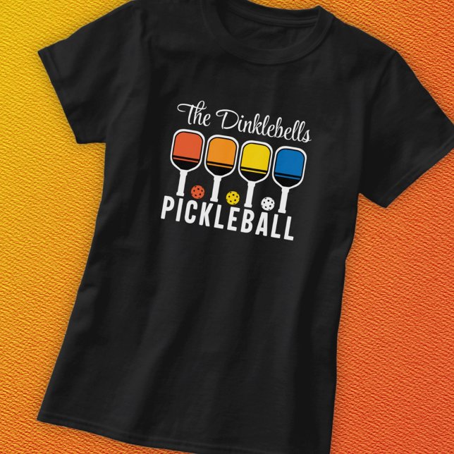 T-shirt Ligue d'équipe de pickleball (Créateur téléchargé)