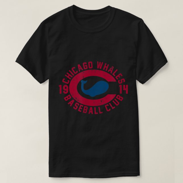 T-shirt Ligue fédérale de baseball des Baleines de Chicago (Design devant)