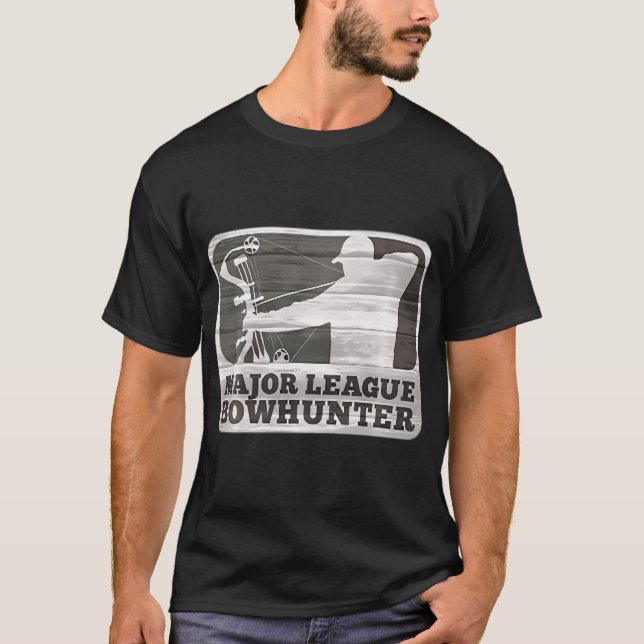 T-shirt Ligue majeure Bowhunter Bow Chasse Baseball (Devant)