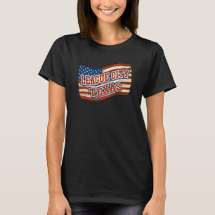 T-shirt Ligue National Texas Day Vintage American Fl