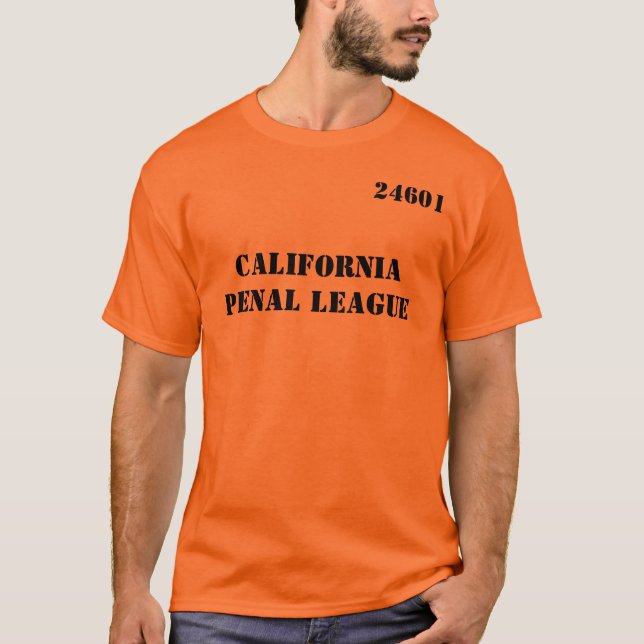 T-shirt Ligue pénale de la Californie (Devant)