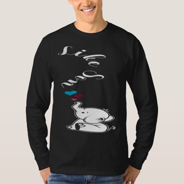 T-shirt Like son Loving Father (Devant)