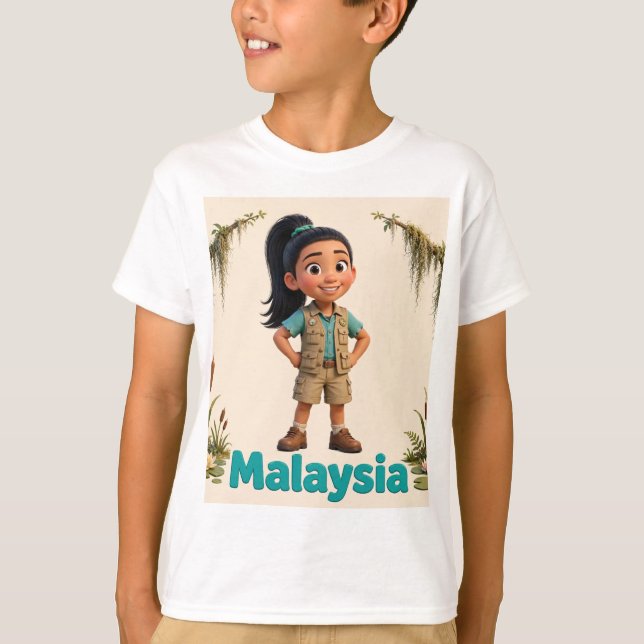 T-shirt Lil' Bayou Explorers Tee Malaisie (Devant)