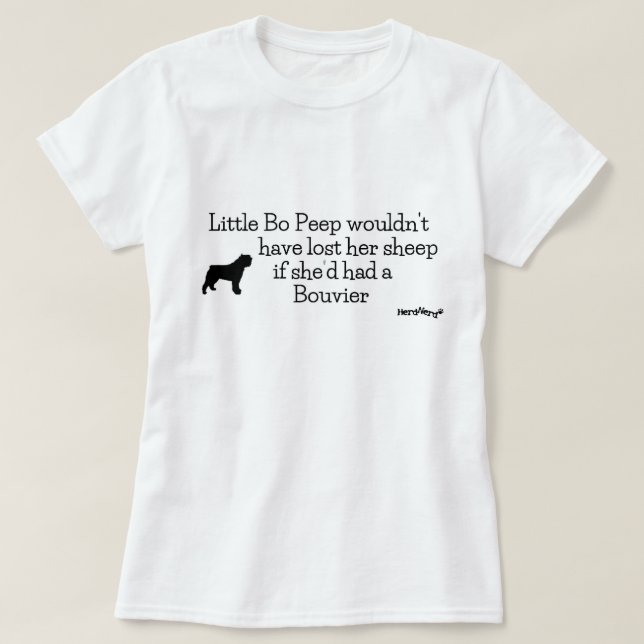 T-shirt Lil BO piaulent et Bouvier (Design devant)