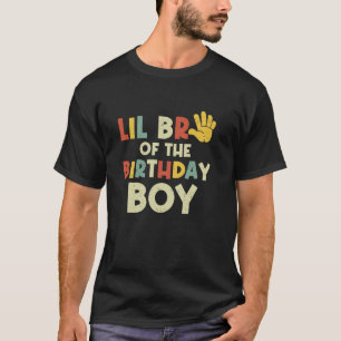 T-shirt Lil Bro Du Garçon D'Anniversaire Hi 5 Ans Bda
