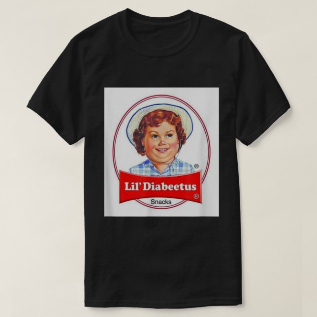 T-shirt Lil Diabeetus Parodie Diabète drôle chemise3007 (Design devant)