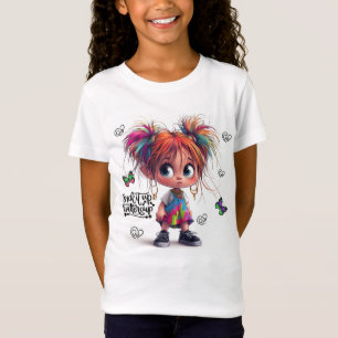 T-shirt Lil Quirky Girl Buttercup Kids