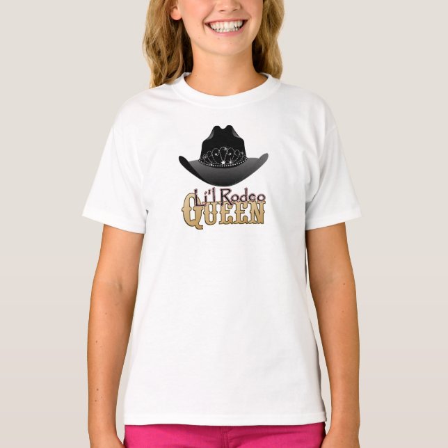 T-shirt Li'l Rodeo Queen Cowgirl (Devant)