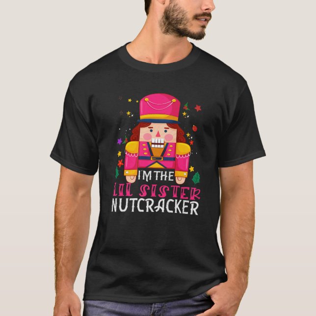 T-shirt Lil Sister Nutcracker Correspondance Famille Group (Devant)