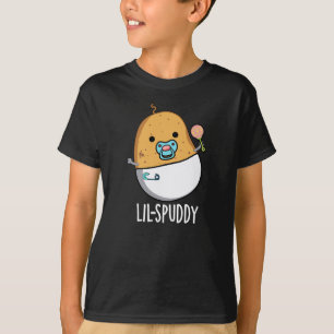 T-shirt Lil-spuddy Drôle de Pun de Pomme de Terre Fond Som