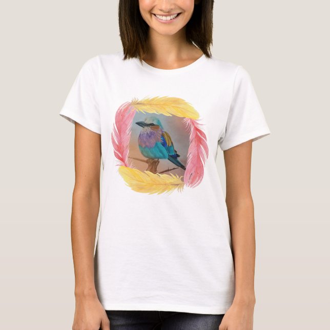 T-shirt Lilac Breasted Roller (Devant)