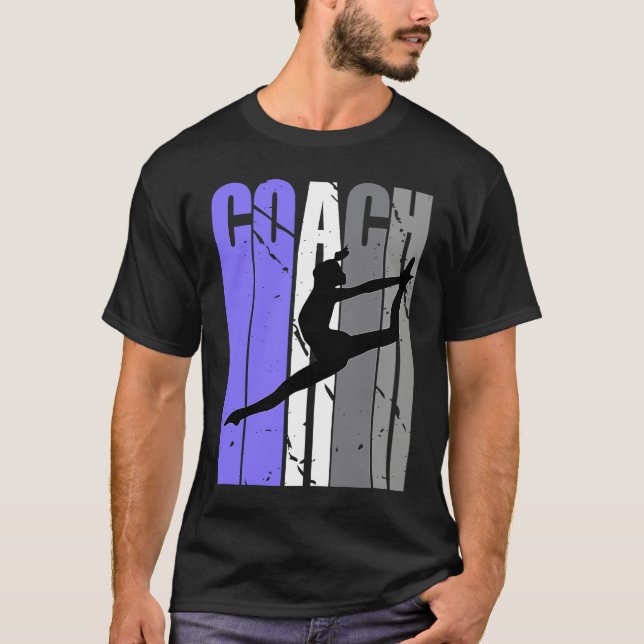 T-shirt Lilac Purple Dance Coach Dance Instructor Dancer D (Devant)