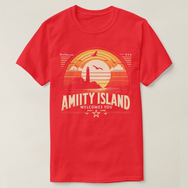T-shirt L'île Amity (Design devant)