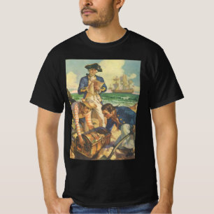 T-shirt L'île au trésor, Contes de fées vintage Pirates