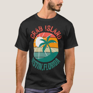 T-shirt L'île aux crabes Destin Floride vacances en famill