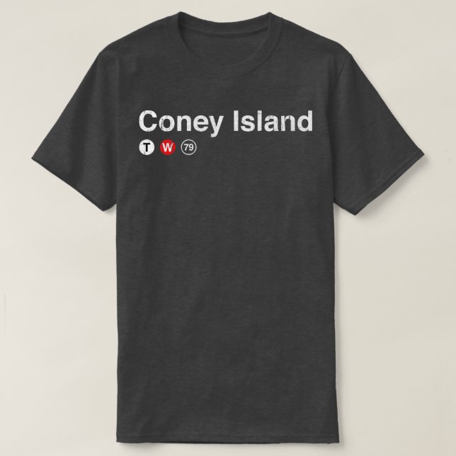 T-shirt L'île de Coney (Design devant)