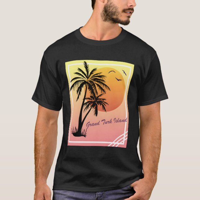 T-shirt L'île de Grand Turk (Devant)