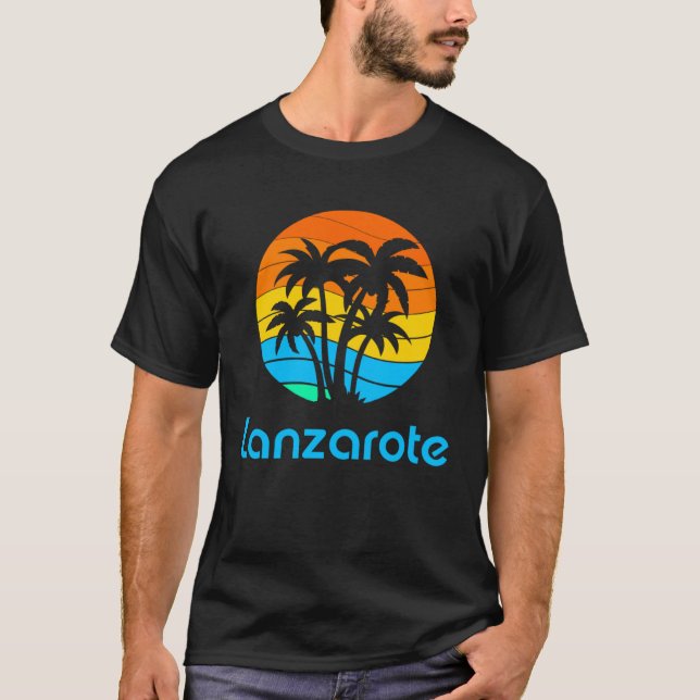 T-shirt L'île de Lanzarote (Devant)