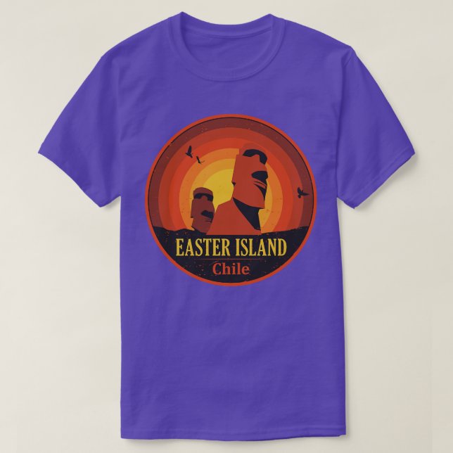 T-shirt L'île de Pâques (Design devant)