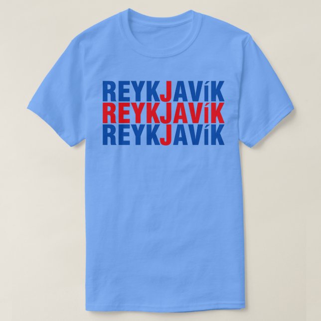 T-shirt L'île de Reykjavik (Design devant)