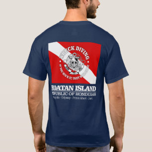 T-shirt L'île de Roatan (Meilleures épaves)