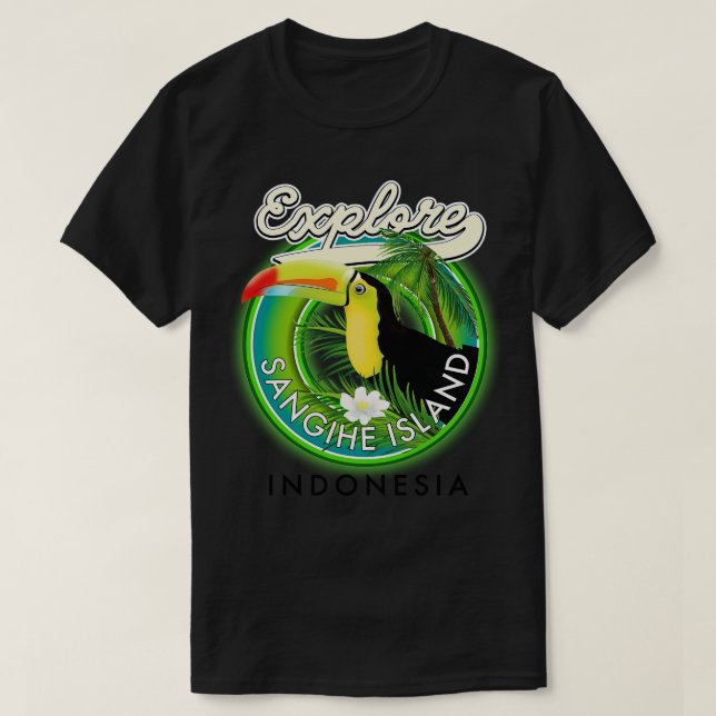 T-shirt L'île de Sangihe (Design devant)