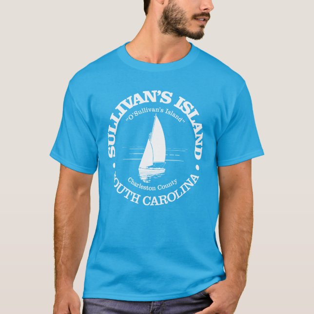 T-shirt L'île de Sullivan (voilier) (Devant)