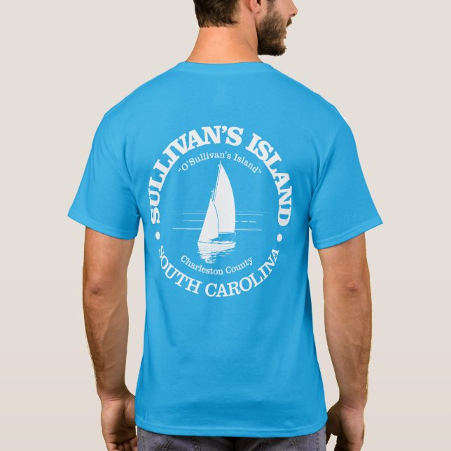 T-shirt L'île de Sullivan (voilier) (Dos)