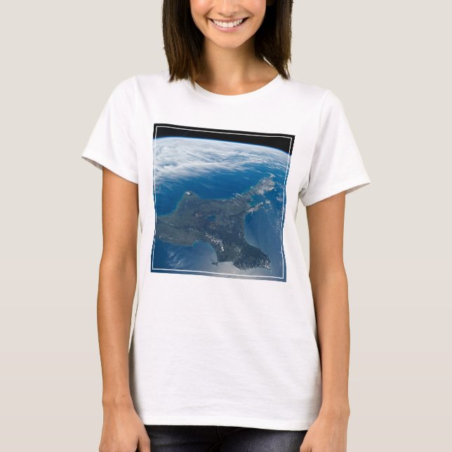 T-shirt L'île du Nord de la Nouvelle-Zélande. (Devant)