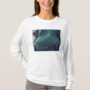 T-shirt L'île étroite prolongée d'Eleuthra des Bahamas