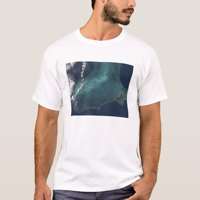 T-shirt L'île longue et étroite d'Eleuthra aux Bahamas (Devant)