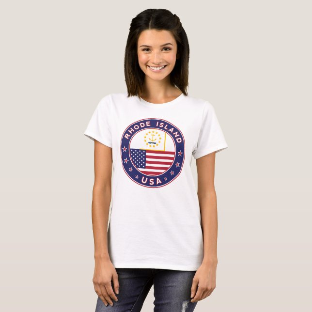 T-shirt L'île Rhode (Devant entier)