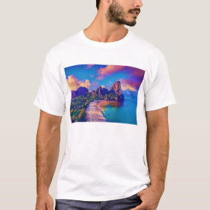 T-shirt L'île tropicale