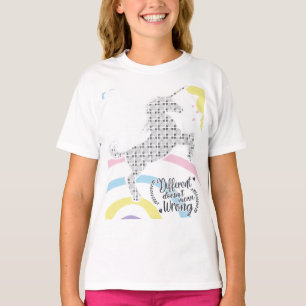 T-shirt Lil'Inspirations #21 - Différent ne veut pas dire.
